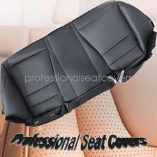 Rear Bench Side Bottom Leather Seat Cover Blk 2008 to 2012 Fit For Honda Accord
