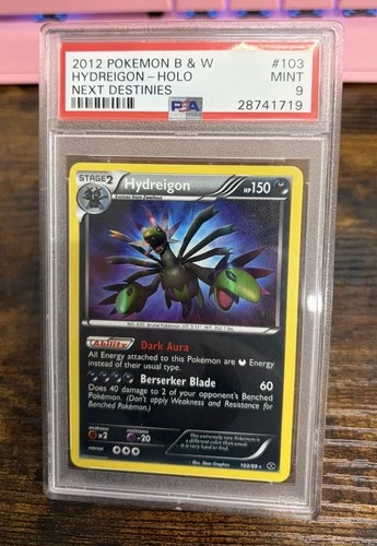 2012 POKEMON B & W NEXT DESTINIES 103/99 HYDREIGON PSA 9