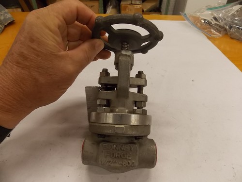 New Bonney Forge 1/2" Weld Gate Valve 316SS HL-38LF W203456 800 M4 - Picture 3 of 5