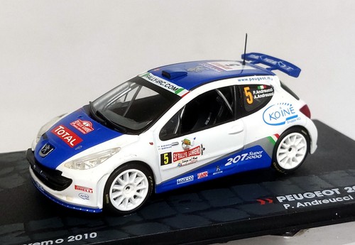 Ixo 1/43 Peugeot 207 S2000 #5 P.Andreuccl A. Andreussl 2010 - Imagen 3 de 6