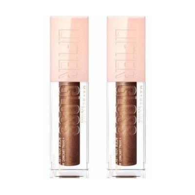 Maybelline New York Lifter Plumping Hydrating Lip Gloss - 010 Crystal 5.4ml x2