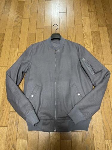 Rick Owens SISYPHUS F/W 2018 FLIGHT BOMBER Kurtka Męska US 40 Szara z Japonii - Zdjęcie 1 z 12