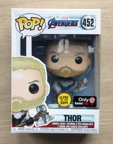 Funko Pop Marvel Avengers Endgame Thor GITD + Protector Gratuito
