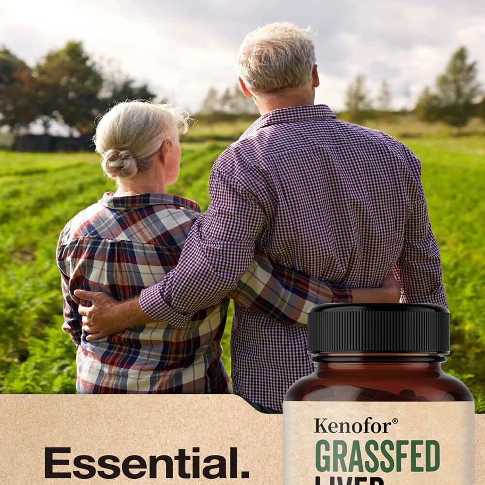 Beef Liver Capsules 4,500 mg Grassfed Beef Liver Supplements Vitamins Minerals