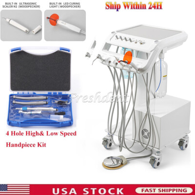 Compressore d'aria portatile per unità mobile dentale a 4 fori/Handpiece kit