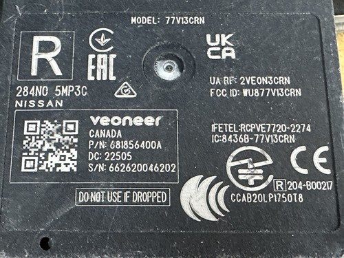 2023 2024 Nissan ARIYA OEM Controller Assembly Side Radar Sensor 284N05MP3C - Picture 10 of 10
