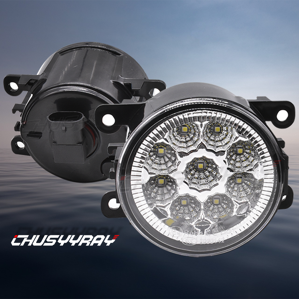 for 2011-2015 Ford Explorer Fog Lights Clear Lens Pair Front Bumper Driving Lamp