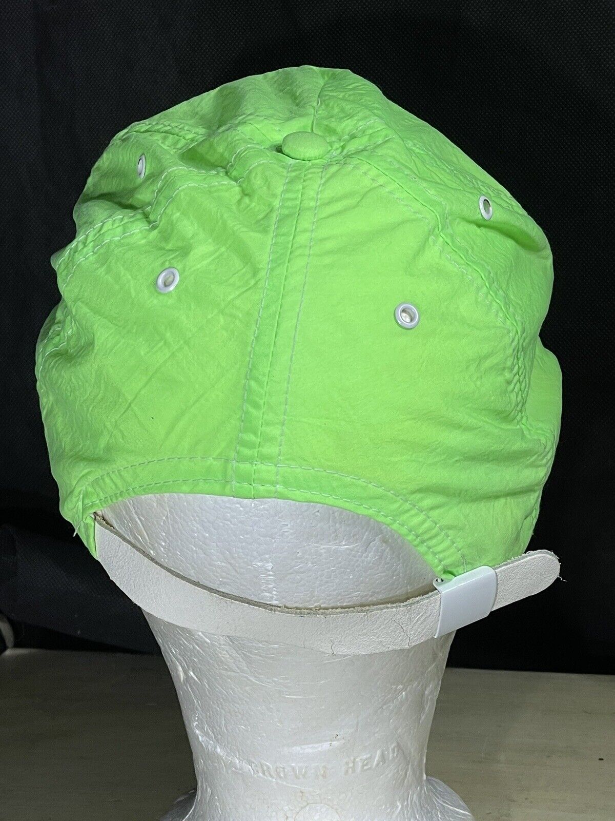 Vintage 90’s Days of Thunder Hat Cap Neon Green M… - image 5