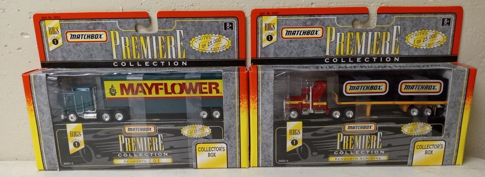 Matchbox Premiere Collection Rigs Series 1 - Complete Set of 6 NIB unopened - Image 3 of 4