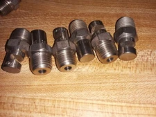 6 Spraying Systems Spray Nozzle 1/4KSS-3 Agriculture 90 Fan Jet  Stainless Steel