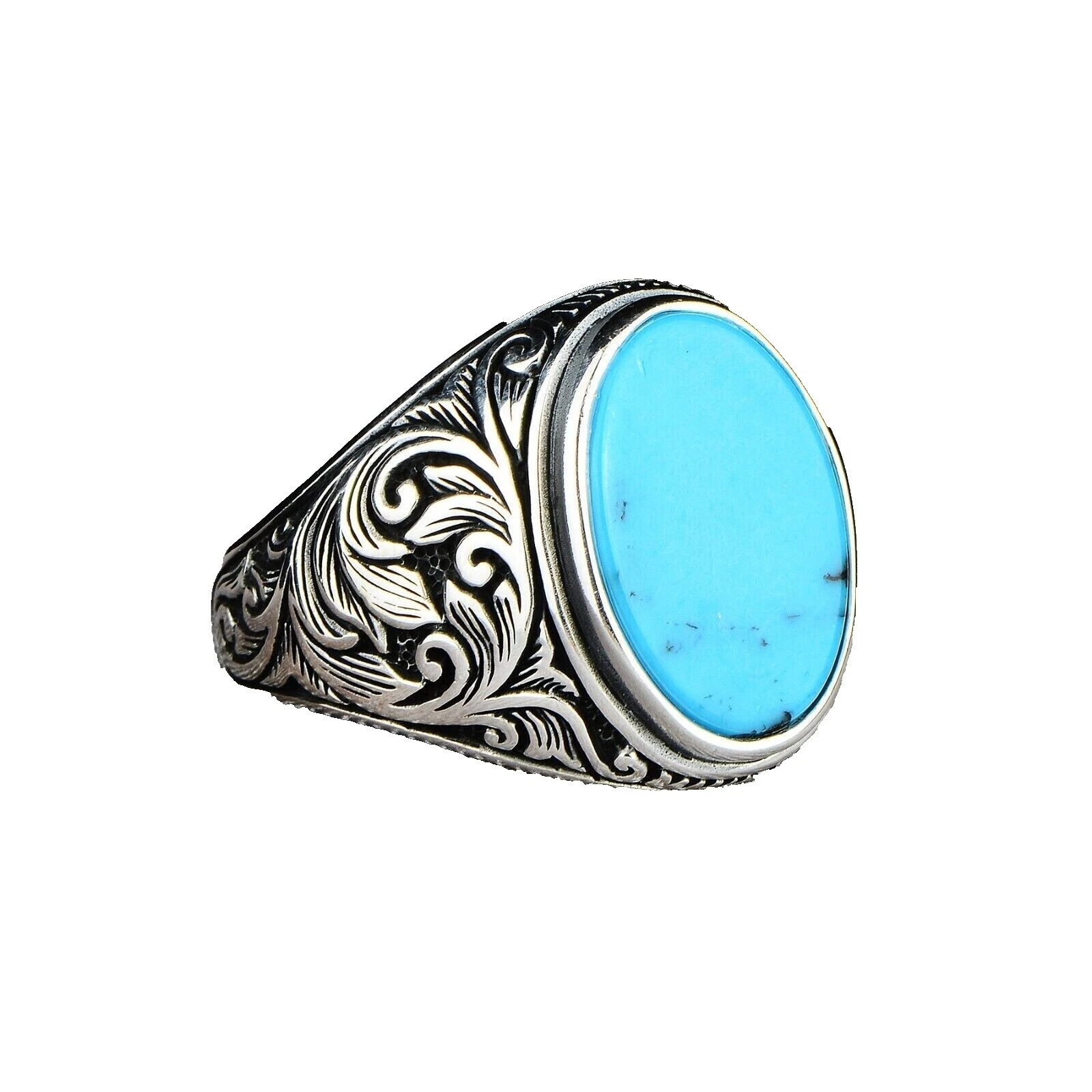 Turquoise Stone Rings for Men