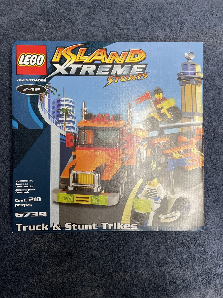 LEGO Island Xtreme Stunts 6739 Truck & Stunt Trikes New Sealed