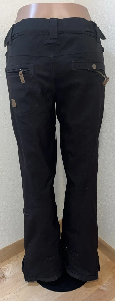 Pantalones de esquí/snowboard Roxy ajustados 10K Torá brillantes negros para mujer talla grande Foto 3 de 4