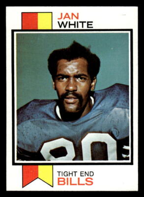 1973 Topps #476 Jan White Rookie EX-MT Buffalo Bills