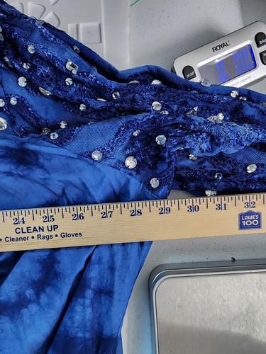 Vintage Cottage Core Judith Ann Cotton Indian Dress Blue Size 3XL Peasant - Picture 10 of 12