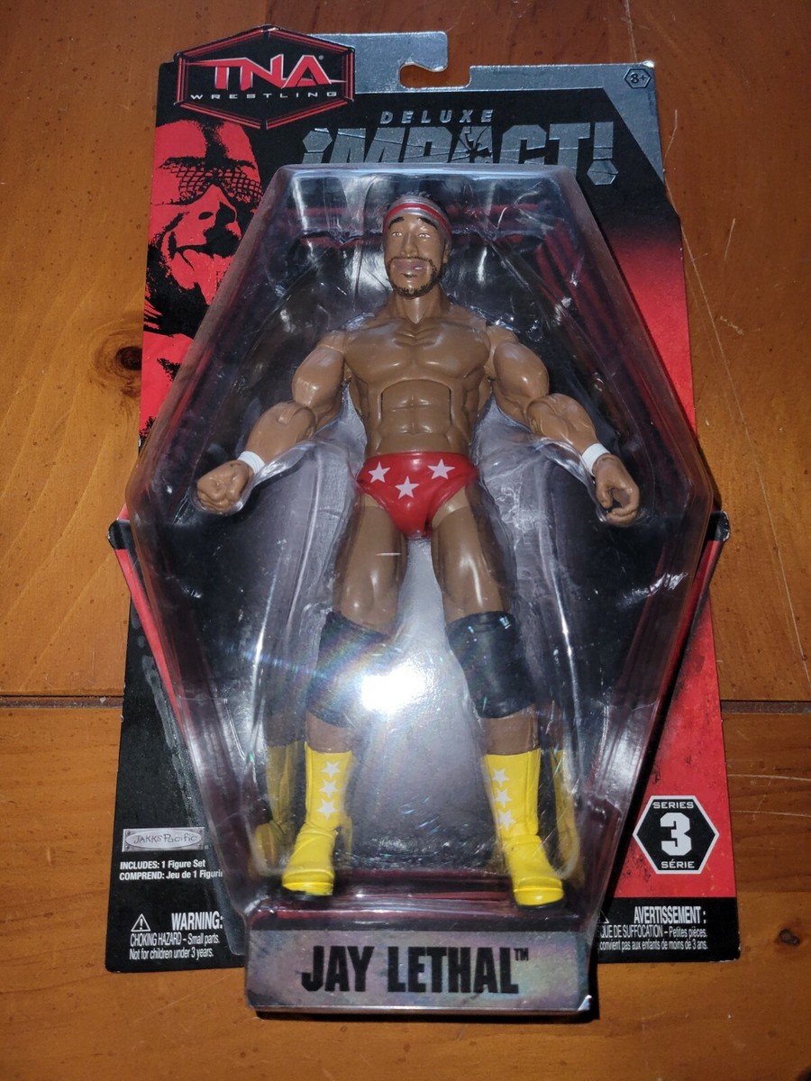 ジャックス　ＴＮＡ　ＲＯＨ　ジェイ・リーサル　新日本プロレス TNA Deluxe Impact Wrestling Jay Lethal Jakks Pacifoc figure