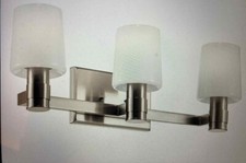 Kichler Adani 3-Light Vanity With Opal Glass In Brushed Nickel NIB