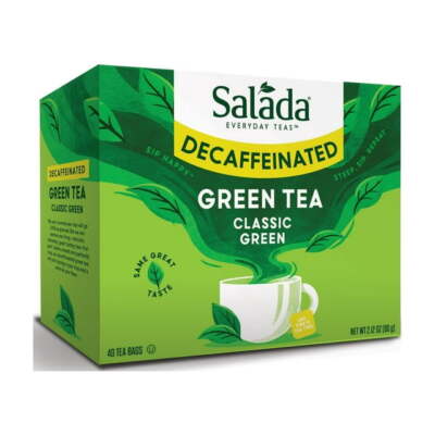 Salada Tea Classic Green Tea Bags - Decaffeinated - 40 Count