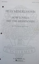 How Lovely are the Messengers - Mendelssohn SATB single copy (2 avail)  FS