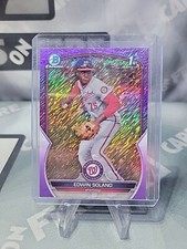 2023 Bowman Chrome 1st Edwin Solano Purple Shimmer /250 Nationals