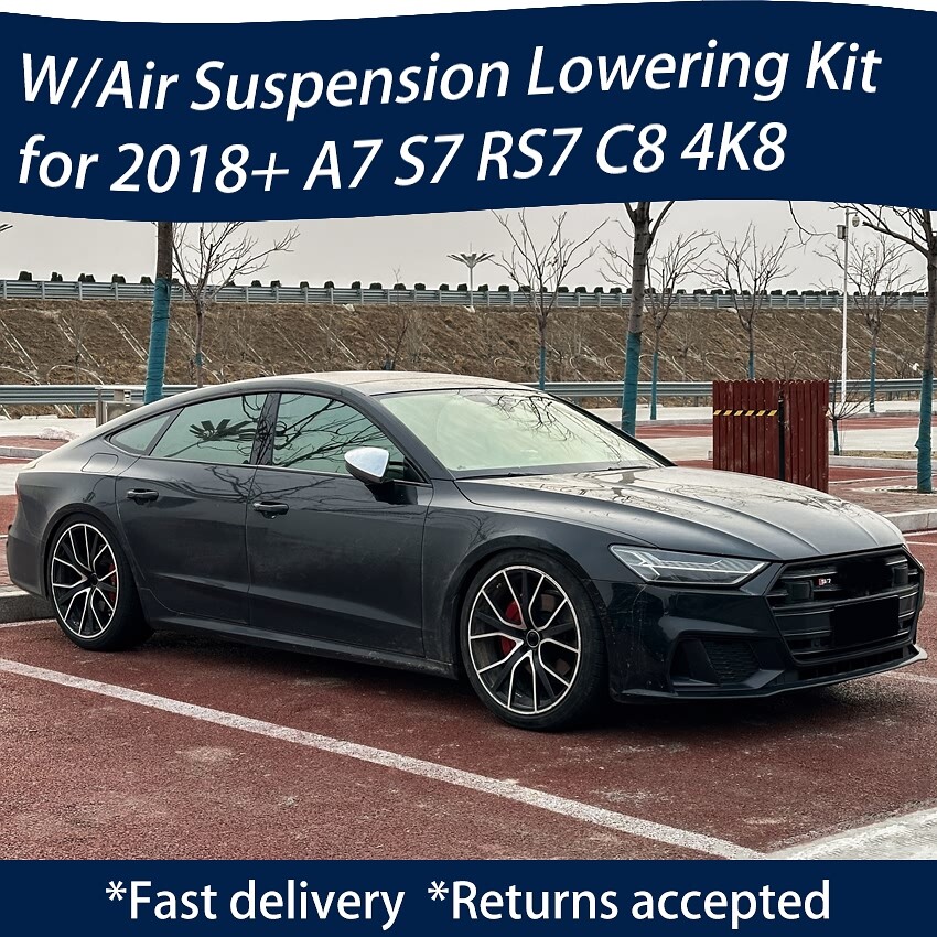 💥For 2018+ Audi A7 S7 RS7 C8 4k8 AIR SUSPENSION LOWERING LINKS