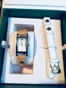 lacoste watch white strap
