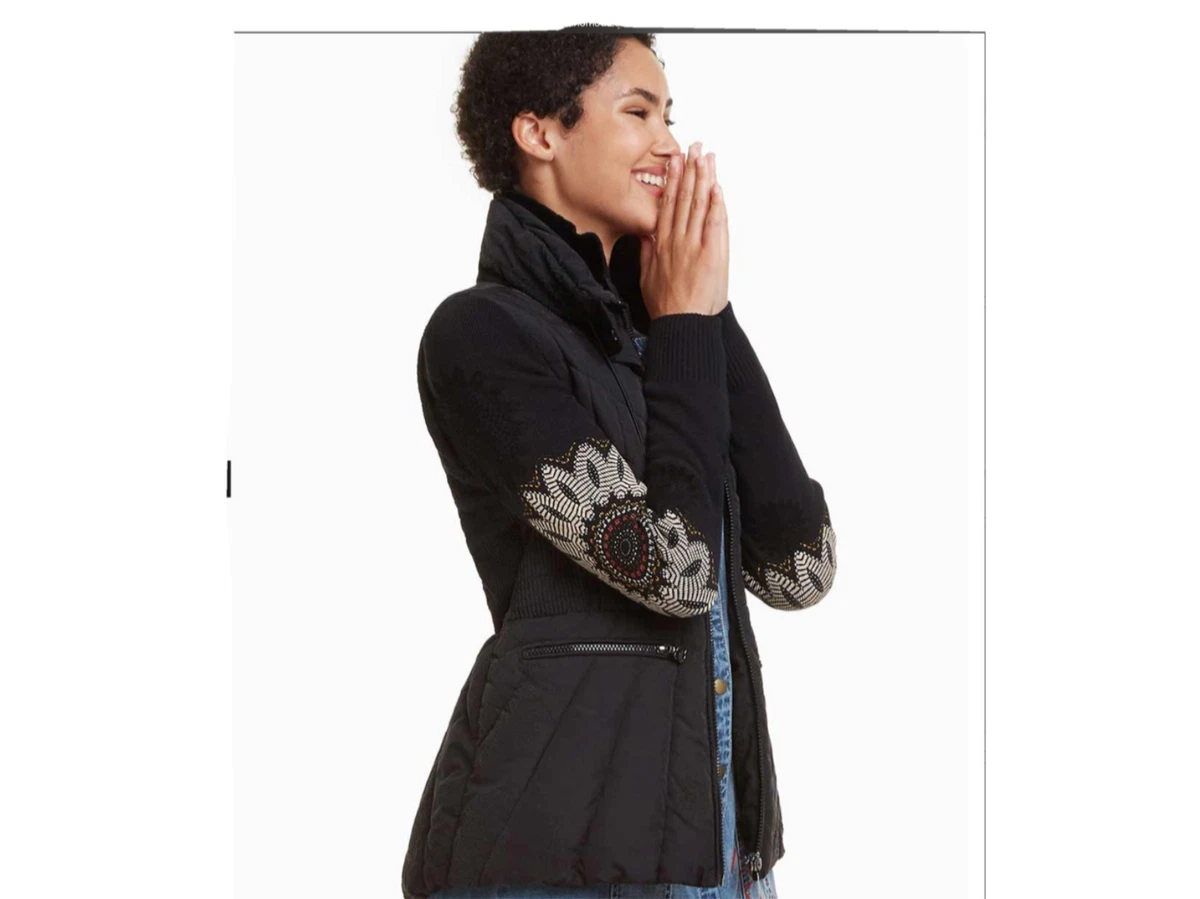 Fabulous Desigual Gilet Jacket With Removable Sleeves 36 Up To 34 Bust NWT