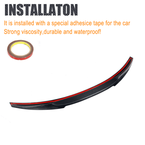Alerón trasero de carbono borde de demolición alerón labio se adapta a BMW G20 320i M340i G80 M3 - Imagen 8 de 10