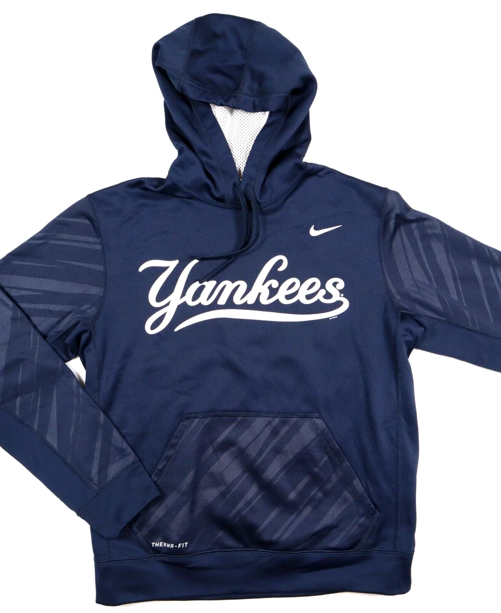 Nike New York Yankees Therma Fit Pullover Hoodie Size Medium Men s