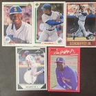 Ken Griffey Jr. Seattle Mariners Vintage 5 Card Lot Donruss/Leaf/Topps/UD