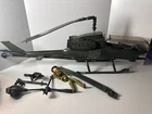 Hasbro 1983 GI Joe Dragonfly Helicopter Vehicle w/ Wild Bill Action Figure *263