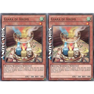 AROMA JAR 2x   (Aroma Jar)   Common   CORE IT038   1Ed   Yugioh! ANDYCARDS