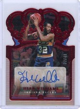 2020-21 Panini Crown Royale Herb Williams #CA-HWL AUTO RED 22/49 PACERS..