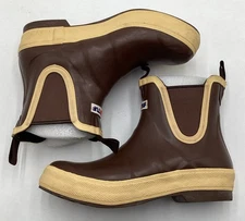 Xtratuf Legacy Women's 6" Rubber WP Ankle Deck Boots Brown Size 8 W