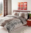 Duvet Set Tiger Leopard Print Safari Bedding Quilt Cover Pillow Cases Reversible