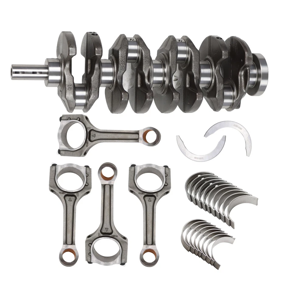 Cigüeñal del motor G4KH 2.0T y barras de con y cojinete para KIA Optima HYUNDAI Sonata EE. UU. Foto 3 de 4