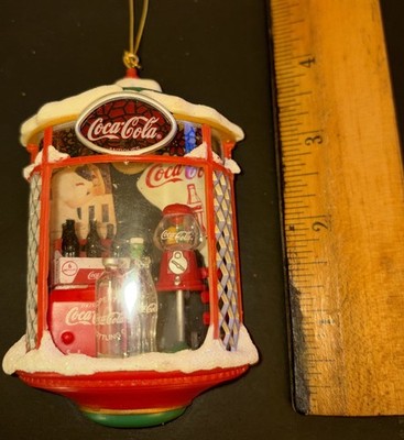 Coca Cola 1998 Christmas Ornament ~  Brighten Up  Limited Edition Enesco