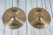 Zildjian Mastersound Hi Hat Cymbal Pair 14 Inch Hi-Hat Drum Cymbals A0123
