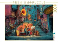 Calvendo Puzzle Colorful City | 1000 Pieces, Finished Size 25.2 × 18.9 In (64 ×