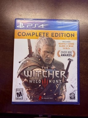 The Witcher 3: Wild Hunt Complete Edition PlayStation 4 PS4 - Sealed - New