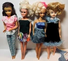 Lot Of Vintage Tammy  Barbie Clone Dolls & Clothes Allied Toy Corp Empire Totsy