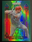 2021 Panini Prizm - Stained Glass Mike Trout #SG-1 Green Prizm Angels