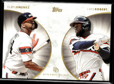 Topps Dynamic Duals Baseball Base Card 24 Eloy Jimenez / Luis Robert - PR: 1725