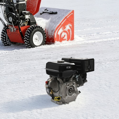 #ad 4 Stroke 420cc 15HP OHV Horizontal Shaft Gas Engine Recoil Start Go Kart Motor $244.53