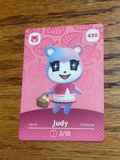 Authentic Judy 430 animal crossing amiibo cards