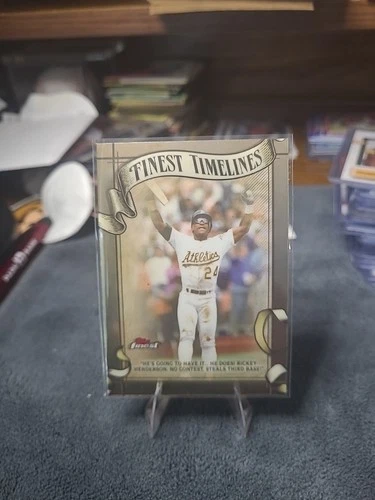 2026 Topps Finest Rickey Henderson Base (RAW)