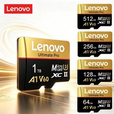 LENOVO 1TB 512GB 256GB 128GB Micro TF SD Card High Speed Class Flash Memory 