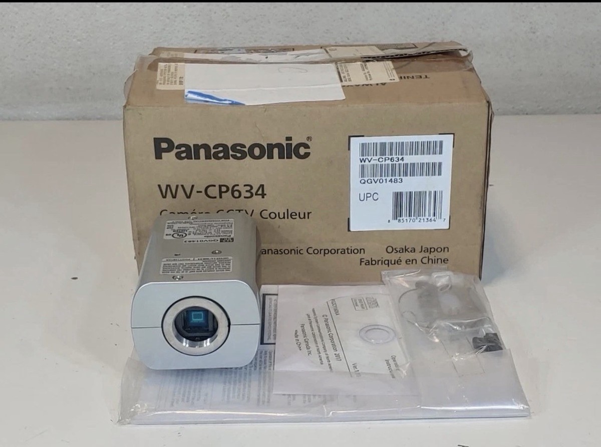 Panasonic SD6 Super Dynamic WV-CP634 Indoor Analog Color CCTV