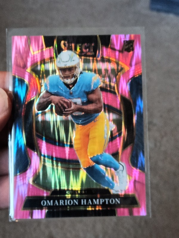 Omarion Hampton RC Football Card Lot 15 Cards Rookie RC Chargers Topps Chrome++