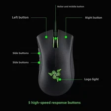 Razer DeathAdder Viper Standard Edition 6400 Wired Gaming mouse New esports